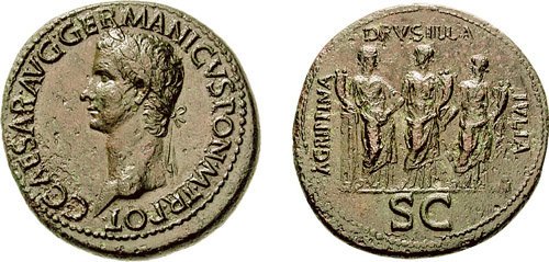 Caligula sestertius RIC 33 680999