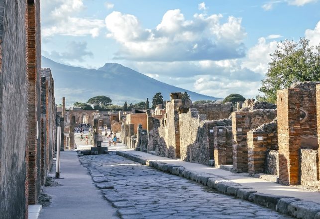 Remains of Two Fleeing Men Unearthed in the Ashes of Pompeii