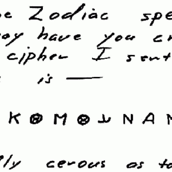 The Zodiac Killer May Have Finally Been Identified