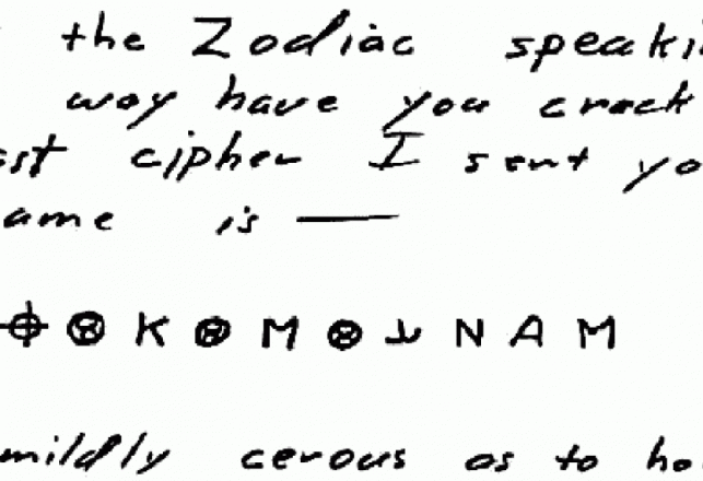 The Zodiac Killer May Have Finally Been Identified