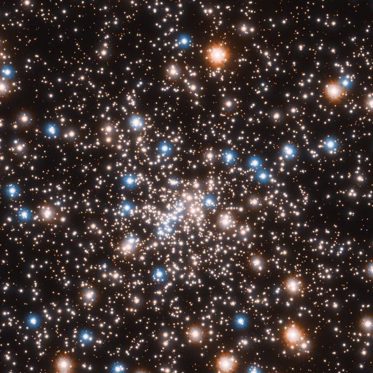 Hubble Telescope Finds Cluster of Dozens of Baby Black Holes