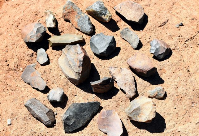 Hundreds of Stone Tools Dating Back a Million Years Found in a Gold Mine