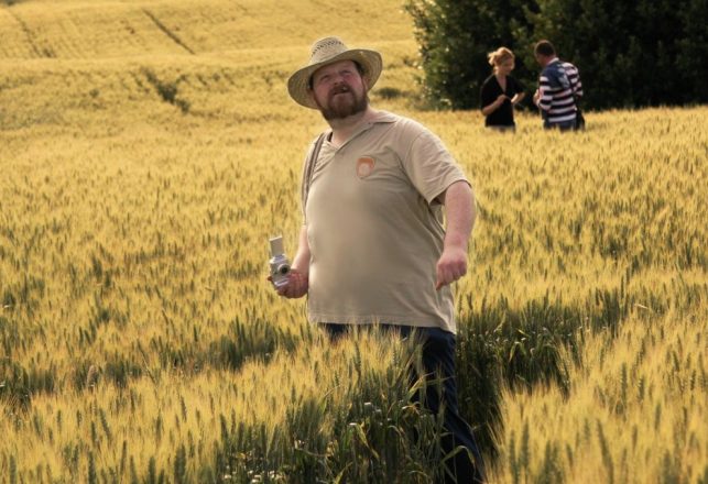 Mysterious Dome of Light Appears Over Field with Crop Circle