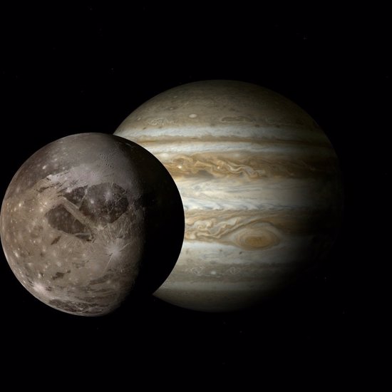 Hubble Confirms Water Vapor on Jupiter’s Moon Ganymede