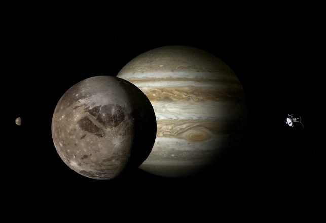 Hubble Confirms Water Vapor on Jupiter’s Moon Ganymede