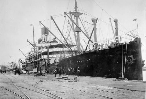 SS Waratah at Port Adelaide 1909