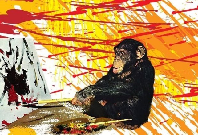 The Weird Story of the Chimp Artist Who Fooled the Art World