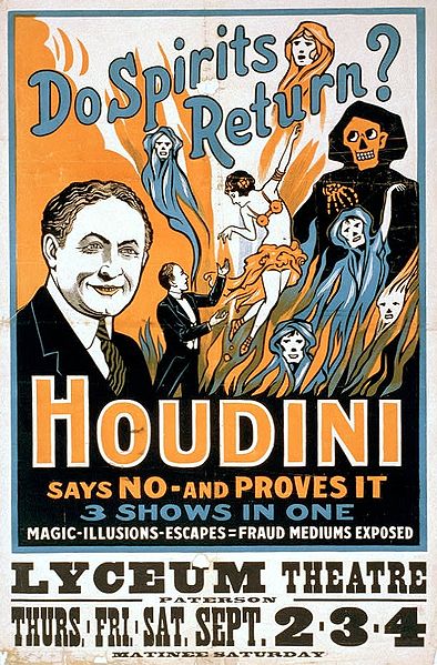 394px Houdini as ghostbuster performance poster