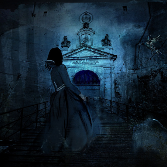 Ghostly Image Captured at Scottish Graveyard on Halloween Night