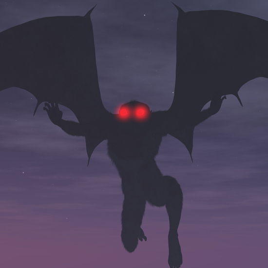 When a Flying Humanoid Creates Chaos in the U.K.: Not Mothman, But Close