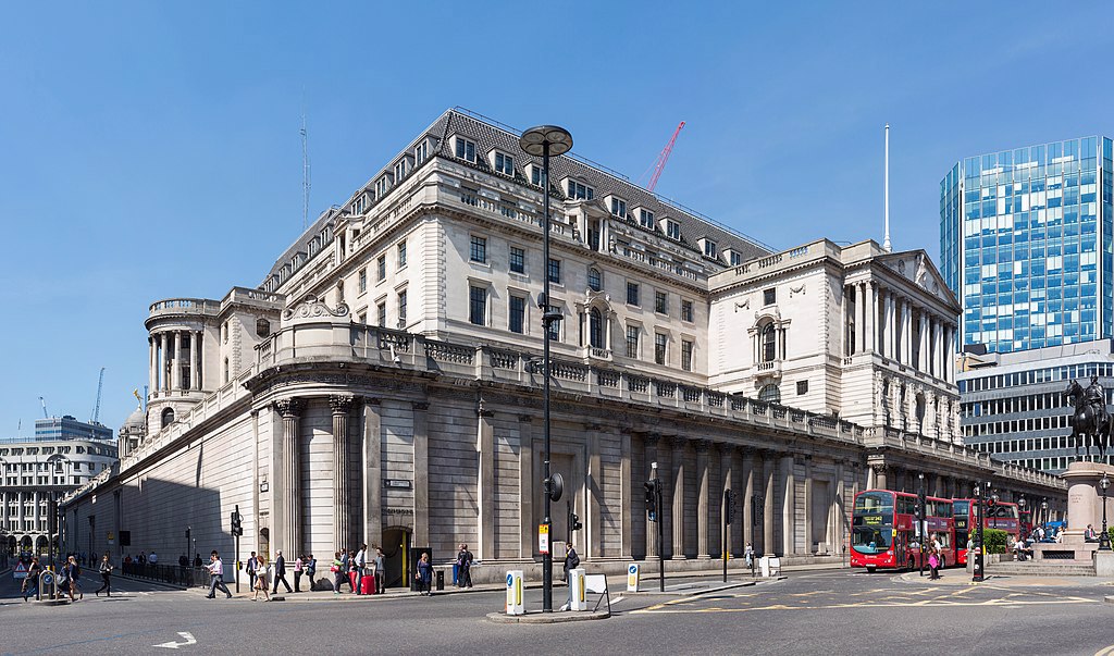 The Bank of England, or the Old Lady of Threadneedle Street