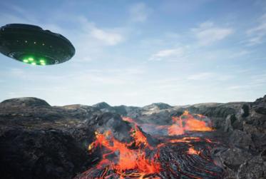 UFOs Seen Over Mexico's Popocatépetl and Indonesia's Mount Merapi Volcanos 