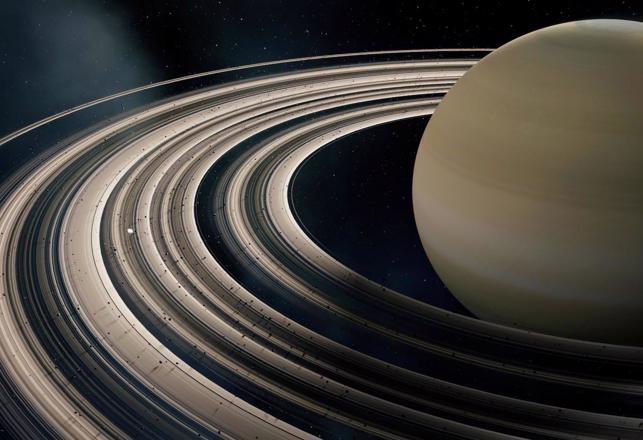 Rings Aren't Rosy - Saturn's are Smudged and a Dwarf Planet's are Too Far Away