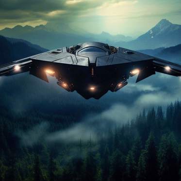 Top Secret Aircraft? Or, Are They Alien Spacecraft? Maybe They're Both
