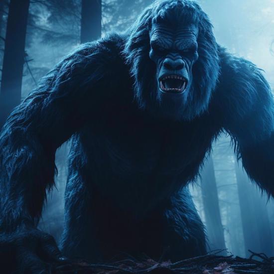 The Big Blue Man and Other Anomalous Bigfoot Individuals