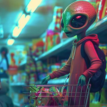 Supermarket Aliens, Mothman Photo, NASA Hunts Nessie, Hallucinating Petroglyphs and More Mysterious News Briefly