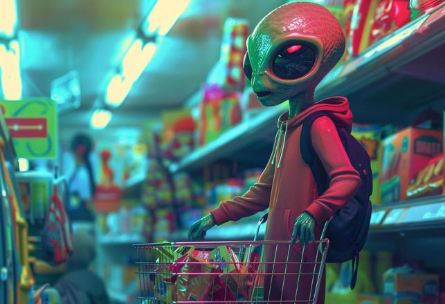 Supermarket Aliens, Mothman Photo, NASA Hunts Nessie, Hallucinating Petroglyphs and More Mysterious News Briefly