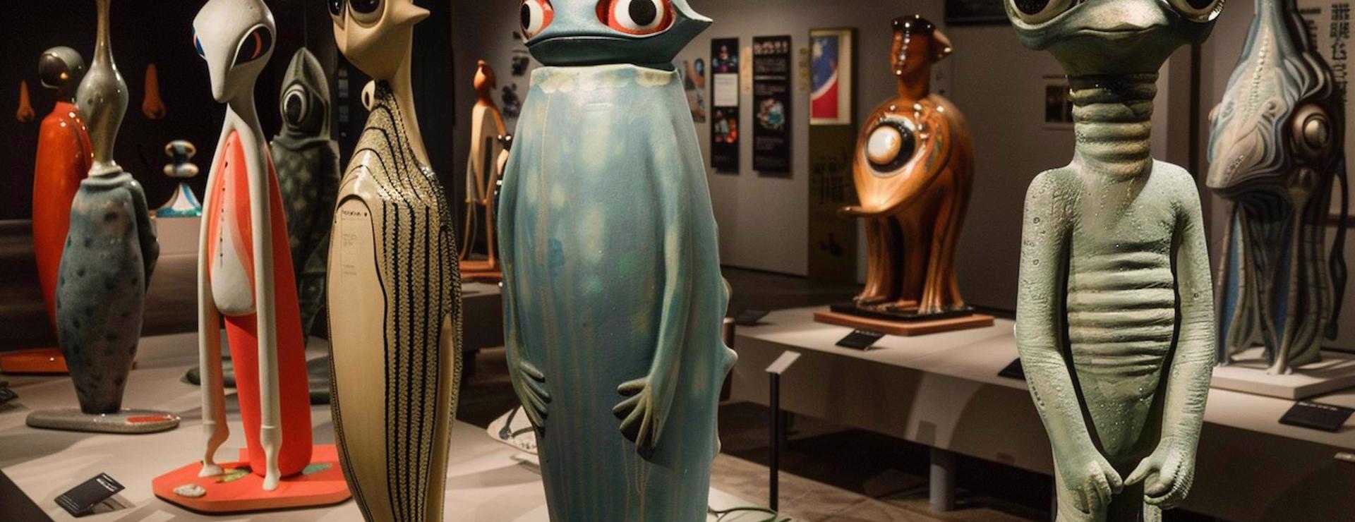 Alien Statues, Possessed Clown Doll, Nuclear UFO Lures, Neanderthal Viruses and More Mysterious News Briefly