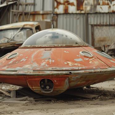 Flying Saucer For Sale, Square Crop Circle, Aliens Deflect Hurricane, Baby Bigfoot and More Mysterious News Briefly