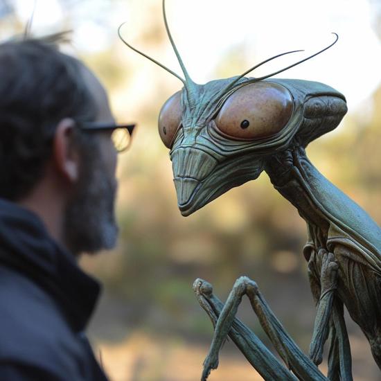 7-Foot Mantis Alien, Bigfoot Divorce Case, Giant Fish Swallows Mermaid, Rogue Replicating AI and More Mysterious News Briefly