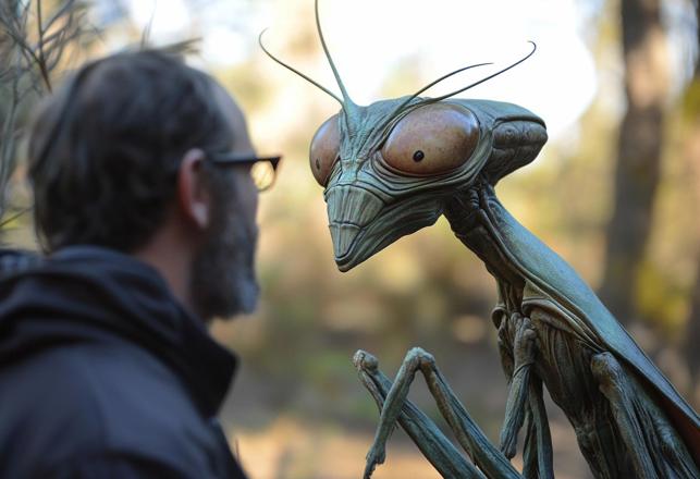 7-Foot Mantis Alien, Bigfoot Divorce Case, Giant Fish Swallows Mermaid, Rogue Replicating AI and More Mysterious News Briefly