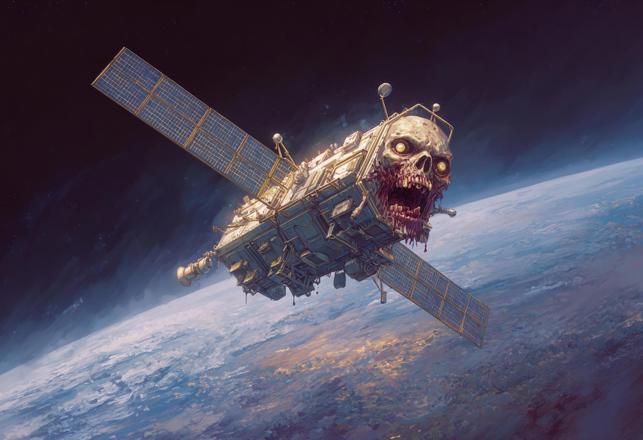 Zombie Satellites, Clown-Face Crop Circle, Bigfoot and Pot, Pharaoh's Curse Cures Cancer and More Mysterious News Briefly