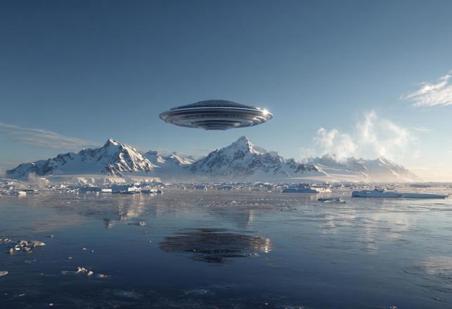 Antarctic Flying Saucer, Biblical Bigfoot, Haunted Baby Stroller, Jackie Gleason's Mothership and More Mysterious News Briefly
