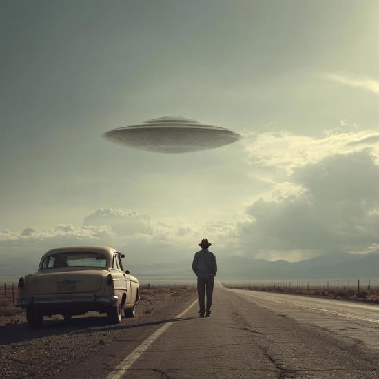 Alone and an Easy Target: UFO and Alien Encounters on Desolate Roads