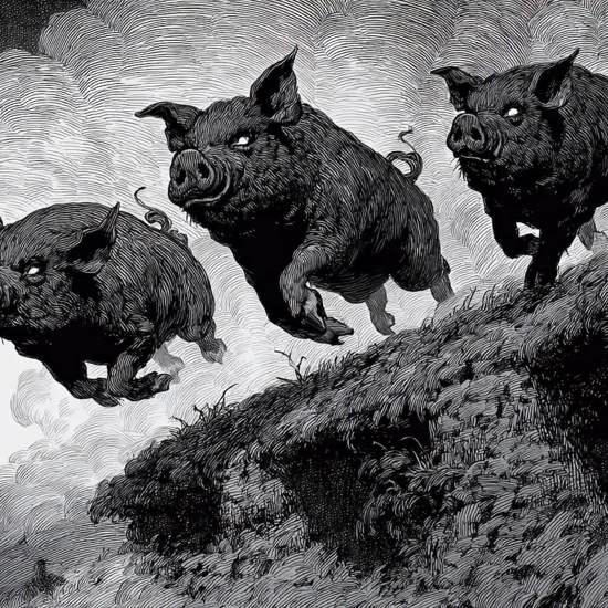 Demonic Pigs, Dick Cheney and UFOs, Meteorite Hits Car, Haunted Subways and More Mysterious News Briefly