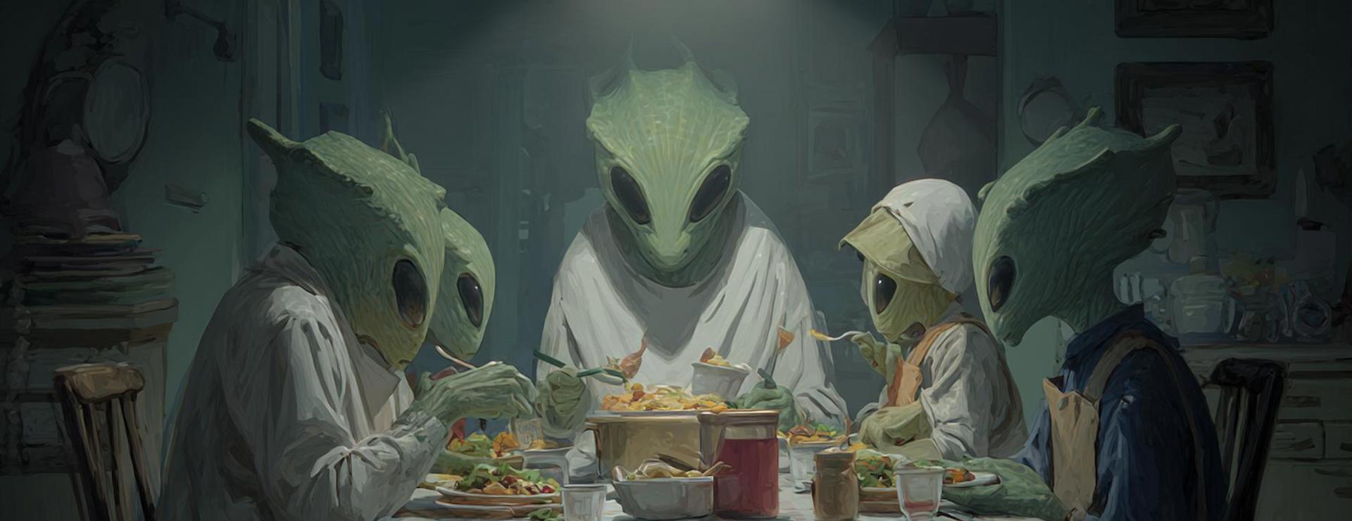 Alien Dining, Country Bigfoot, Spielberg's Disclosure, Flying Cars and More Mysterious News Briefly