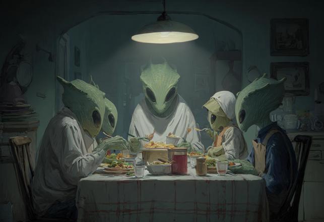 Alien Dining, Country Bigfoot, Spielberg's Disclosure, Flying Cars and More Mysterious News Briefly